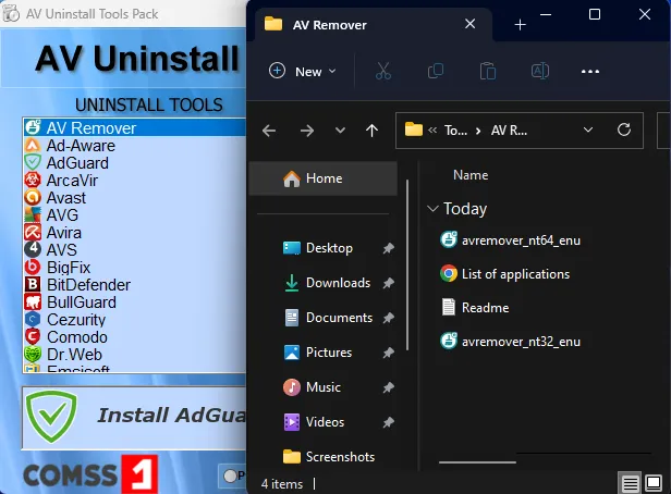 AV Uninstall Tools Pack 2