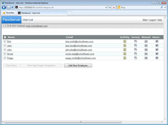 FlexiServer Productivity and Attendance Software 2