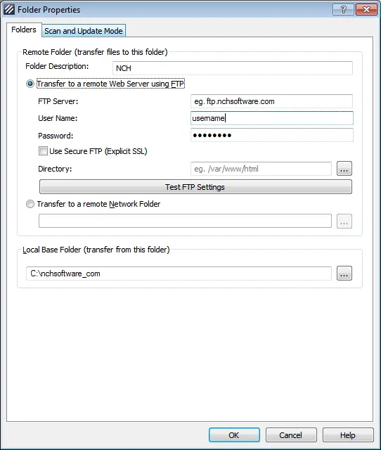 Fling FTP Sync and Upload Software 2