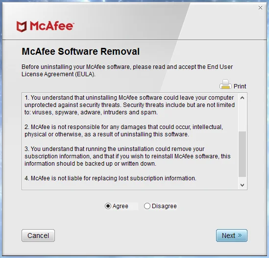 McAfee Consumer Product Removal Tool (MCPR) 1