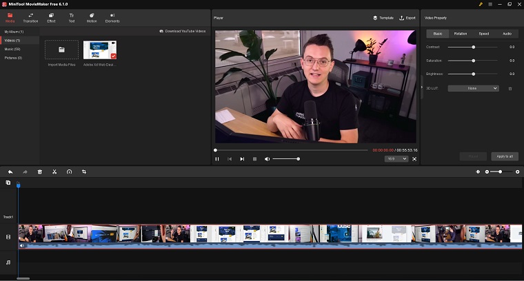MiniTool MovieMaker 1