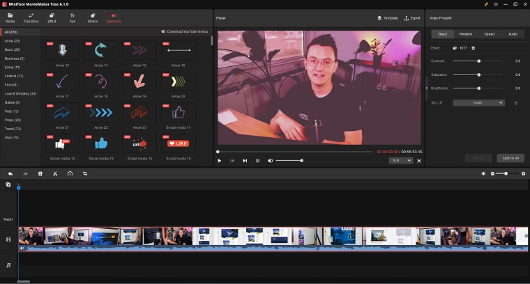 MiniTool MovieMaker 3