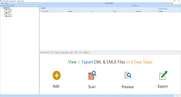 SysTools EML to PST Converter 1