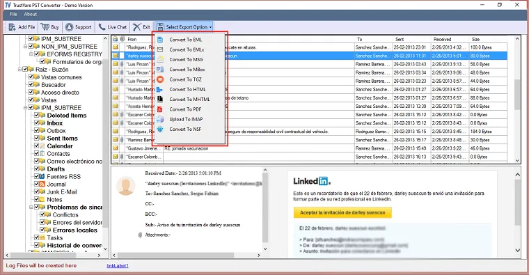 TrustVare PST Converter 3