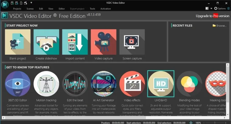 VSDC Free Video Editor 1