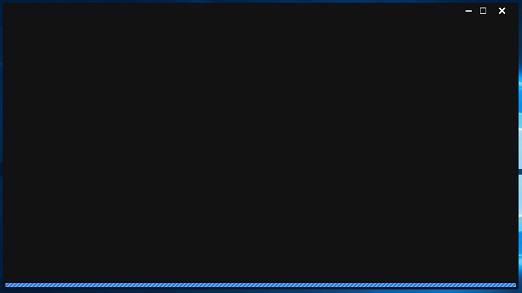 Epic games launcher stuck on black screen with loading bar.