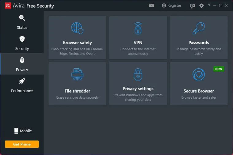 Avira Free Security 3