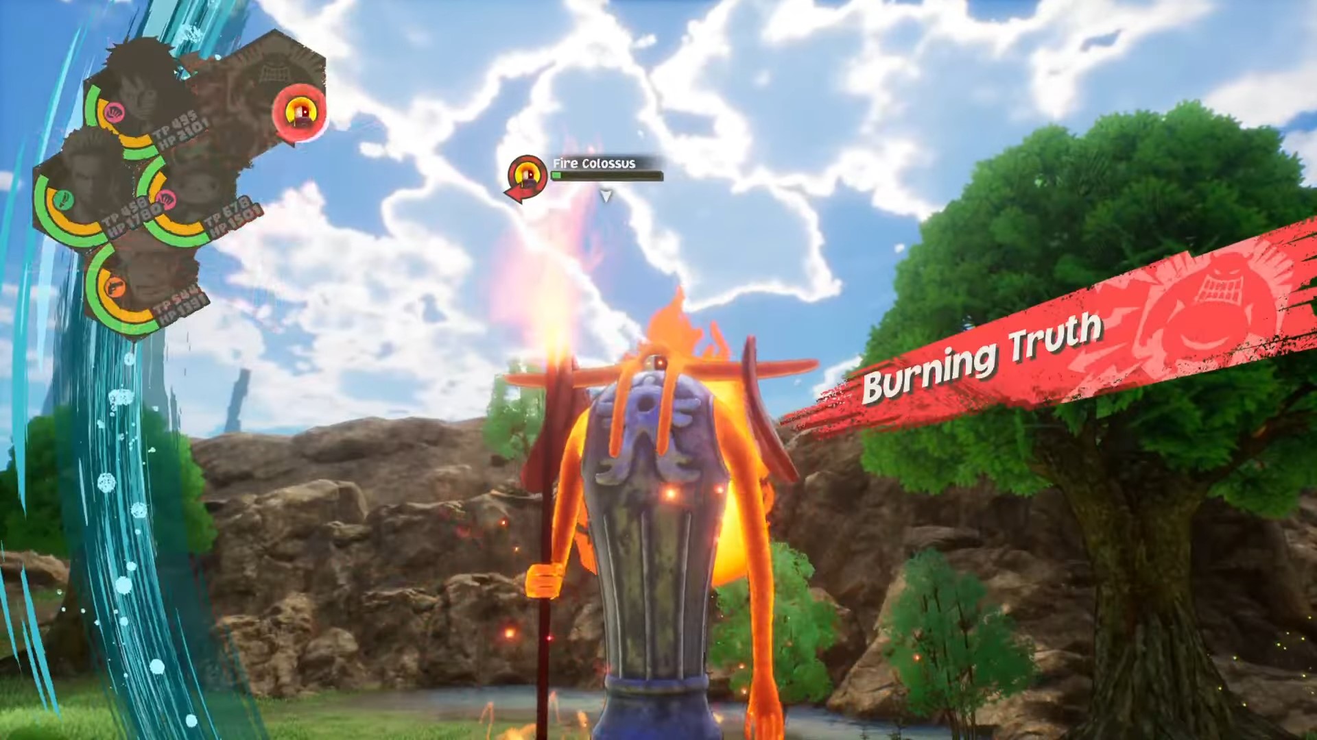 Burning Truth Attack of Fiire Colossus